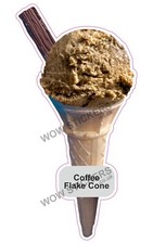 Ice cream van sticker Coffee