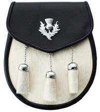 White calf skin thistle - calf,