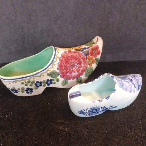 Ceramic clog shoes - clog, ornaments
