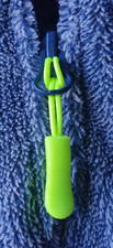 3 yellow Zip Pulls for Bags -