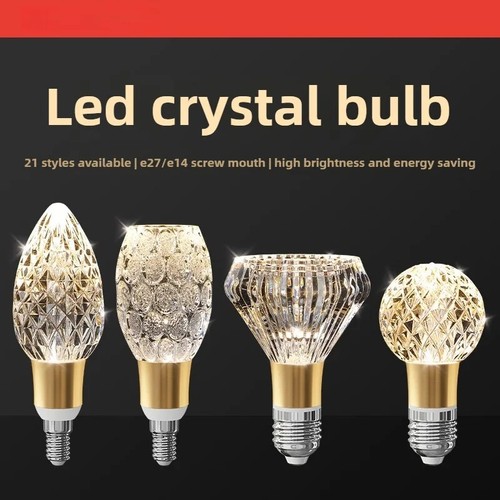 Acrylic crystal led bulb - acrylic,