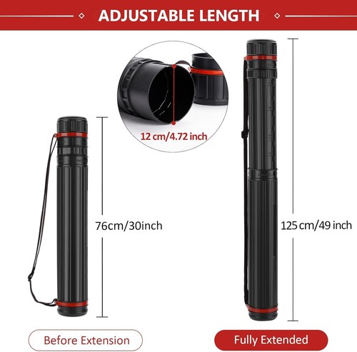 Adjustable poster tube 125 - adjustable, 76