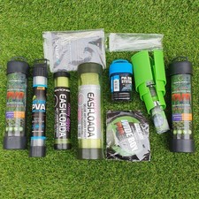 PVA MESH ASSORTMENT AND BAGS SOME NEW, SOME USED GARDNER-FOX-NASH-ROD HUTCHINSON