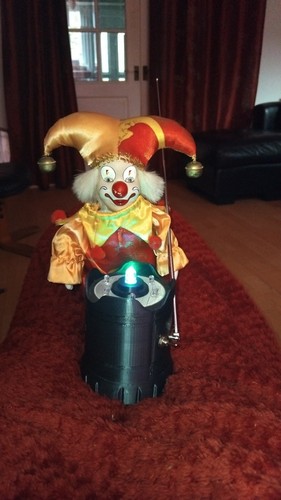 Haunted joker clown doll - clown, &