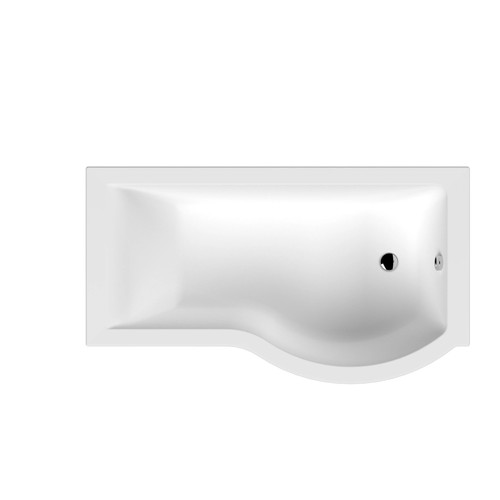Shaped shower bath - p,