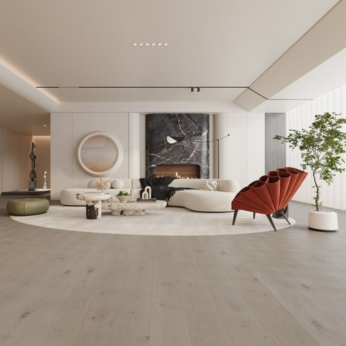 Engineered white aspen oak - white,