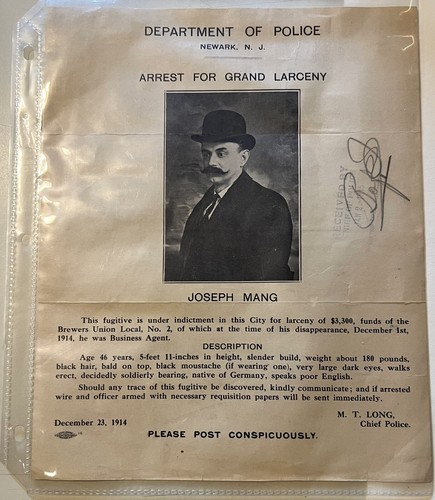 1914 arrest warrant joseph - 1914,