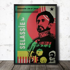 Haile Selassie Reggae Poster