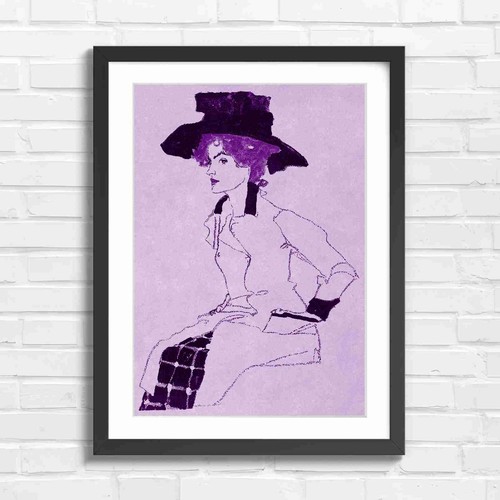 Art nouveau fashion girl - nouveau, in