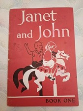 Janet & John Book Vintage 40s Book One 1949