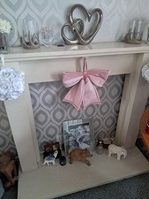 Marble Fireplace and Hearth Set