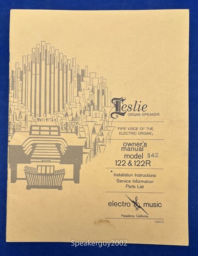 Original leslie speaker model - leslie,