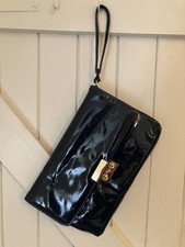 Accessorize navy faux patent