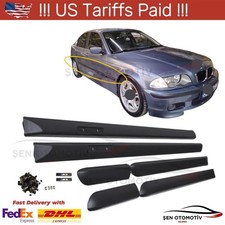 Body Side Molding Trim Door Molding Trim for BMW E46 3 Series Sedan 4DR 98-05