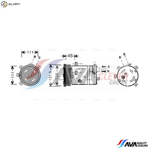 Compressor air conditioning - compressor,