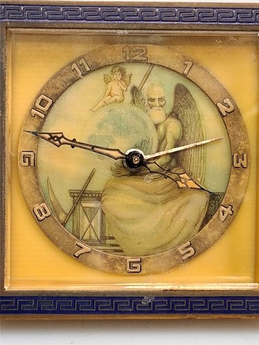 Rare vintage clock mantel - rare,