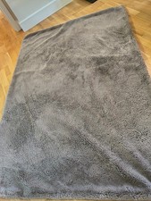 The White Company faux fur throw mink/ beige 