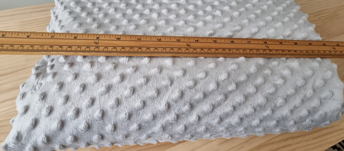 Dimple fleece dot plush fabric