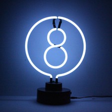 8 EIGHT BALL Neon Bar Sign