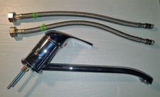 Tap Carron Phoenix Pura Single Lever Chrome Kitchen 115.0254.458 with 2x bars