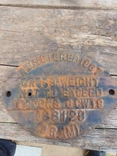 Vintage Oval Cast Iron 1967