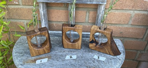 Oak plant propagation vase - oak,