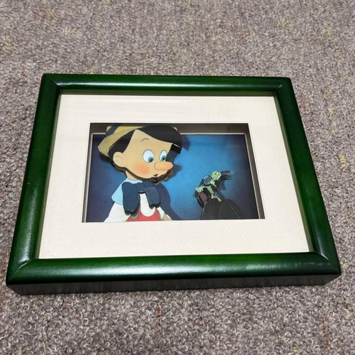 Pinocchio framed cel with - framed,