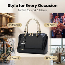 Luxury Patent Leather Handbag