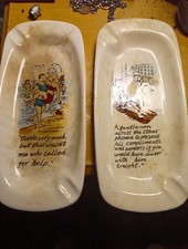 Vintage Decorative Tray Set -