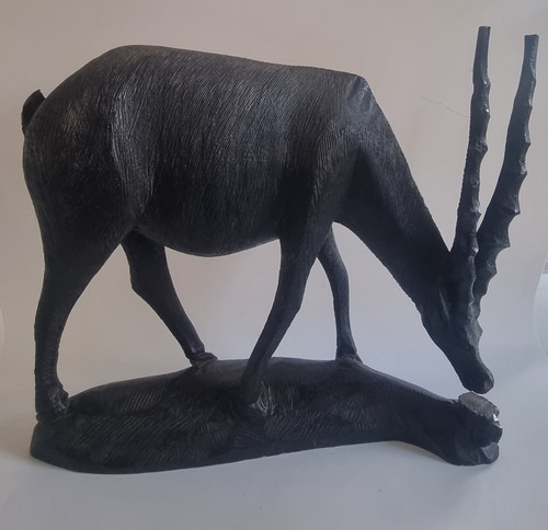 Vintage ghana ebony carved - ebony,
