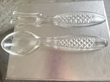Vintage Cut Glass Serving