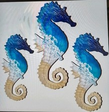 3 SEAHORSES 2D (Flat) rustic