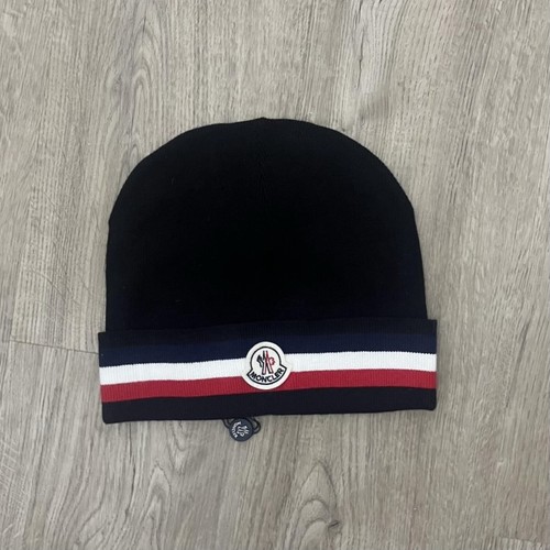 Moncler men tricolour beanie - tricolour,