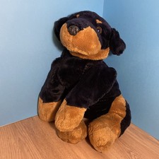 KEEL TOYS “BRUNO” ROTTWEILER DOG PUPPY PLUSH SOFT TOY - 24” long 