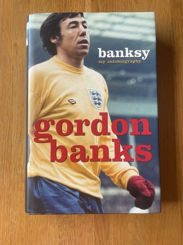 Signed gordon banks book - signed,