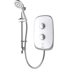 TL1865 - Aqualisa VOPZ26  Evolve Electric Shower Kit Arctic White 9.5K
