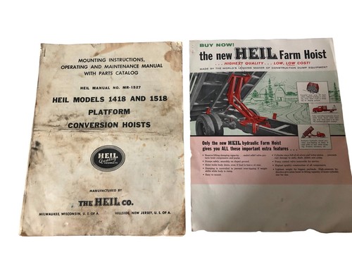 Heil farm hoist and - hoist, ad