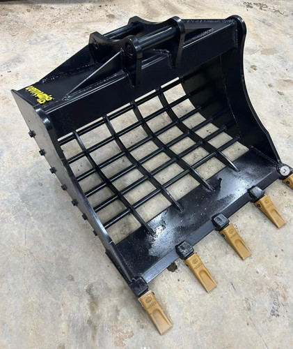 Riddle shaker digging bucket - shaker,