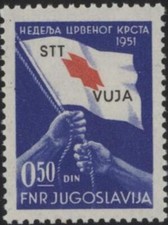 Yugoslavia 1951 Trieste Zone B Red Cross 0.50d (STT VUJA), mint MM