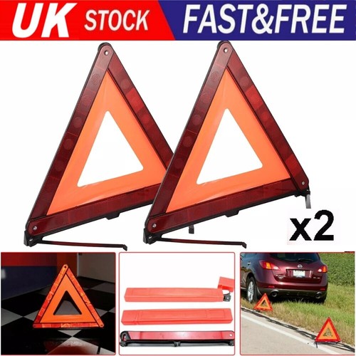 2pcs warning triangle - 2pcs, for