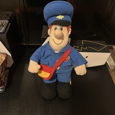 Postman Pat Special Delivery Service Talking Musical 14" Soft Toy Mint Condition