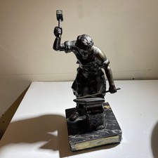 27 cm bronzed zinc sculpture
