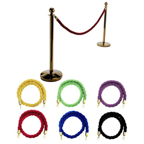Queue rope barrier twisted - queue,