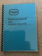TRIUMPH X75 HURRICANE PARTS