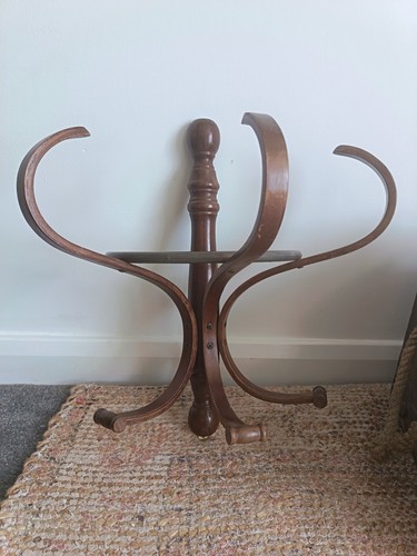 Vintage wooden bentwood coat - wooden,