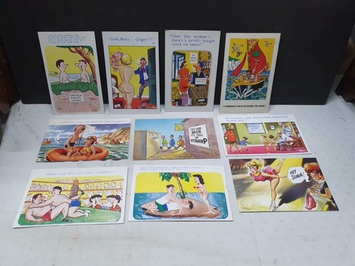 Vintage postcards comic - comic, saucy