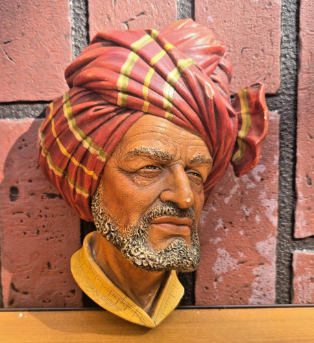 Vintage chalkware style - style, sikh