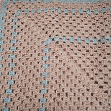 Vintage Granny Knit Blanket