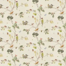 Sanderson - Arboretum - Woodland Chorus - Cream/Multi - 215703 - Batch AP4