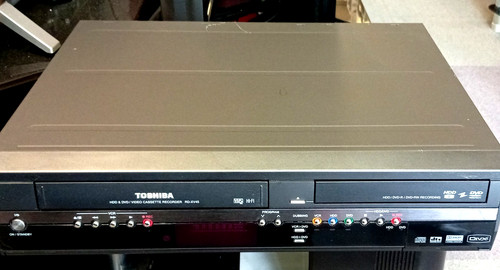 Toshiba xv45 dvd vhs hdd - toshiba, rd-xv45